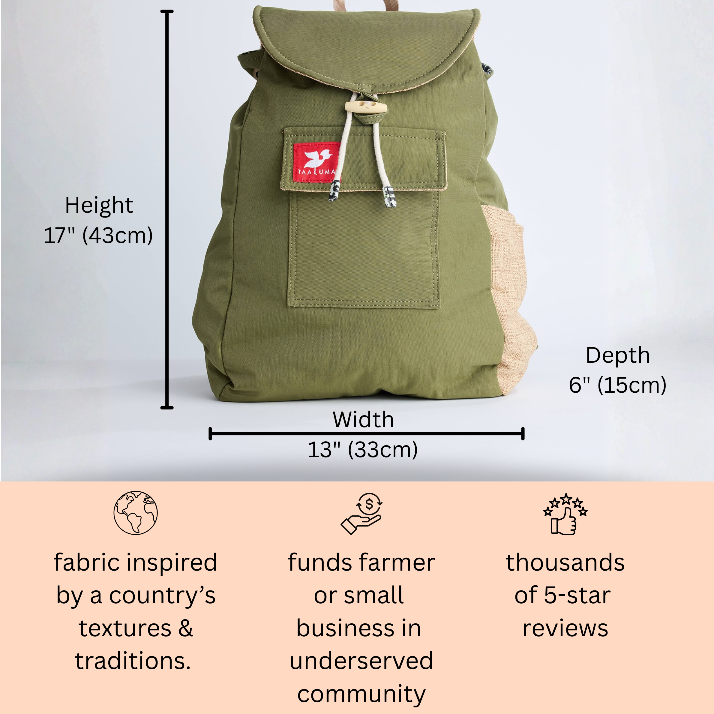 Myanmar Backpack Tote